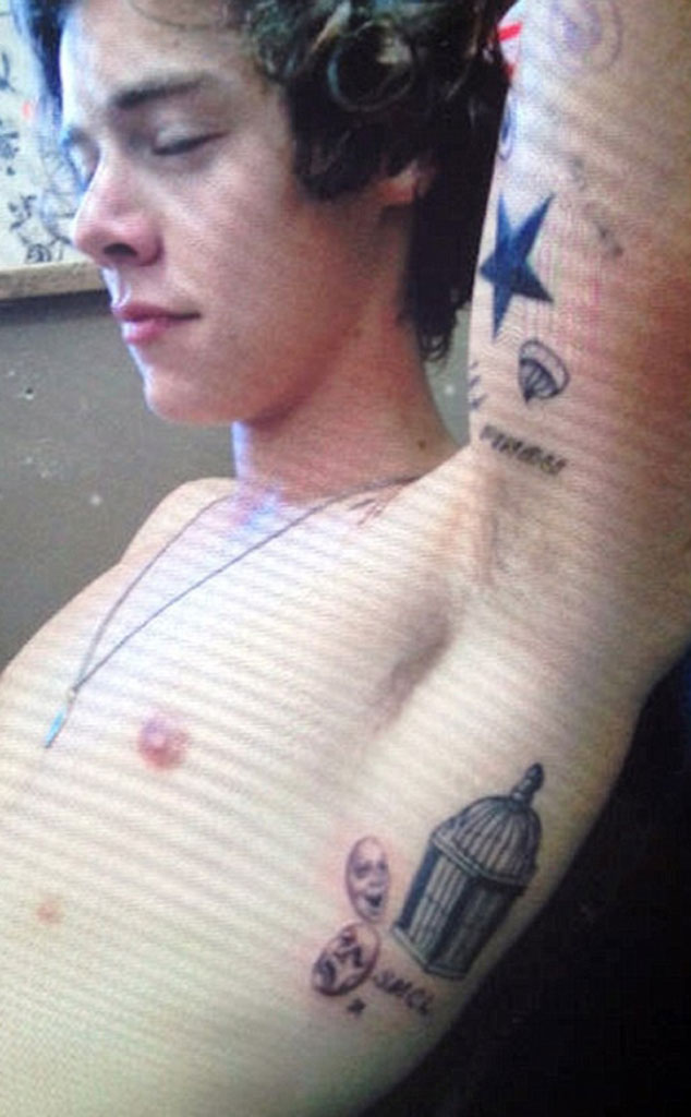 Harry Styles, Tattoo, Twit Pic.